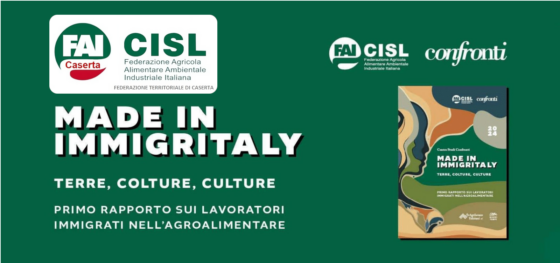 FAI-CISL Presentato “Made In Immigritaly”